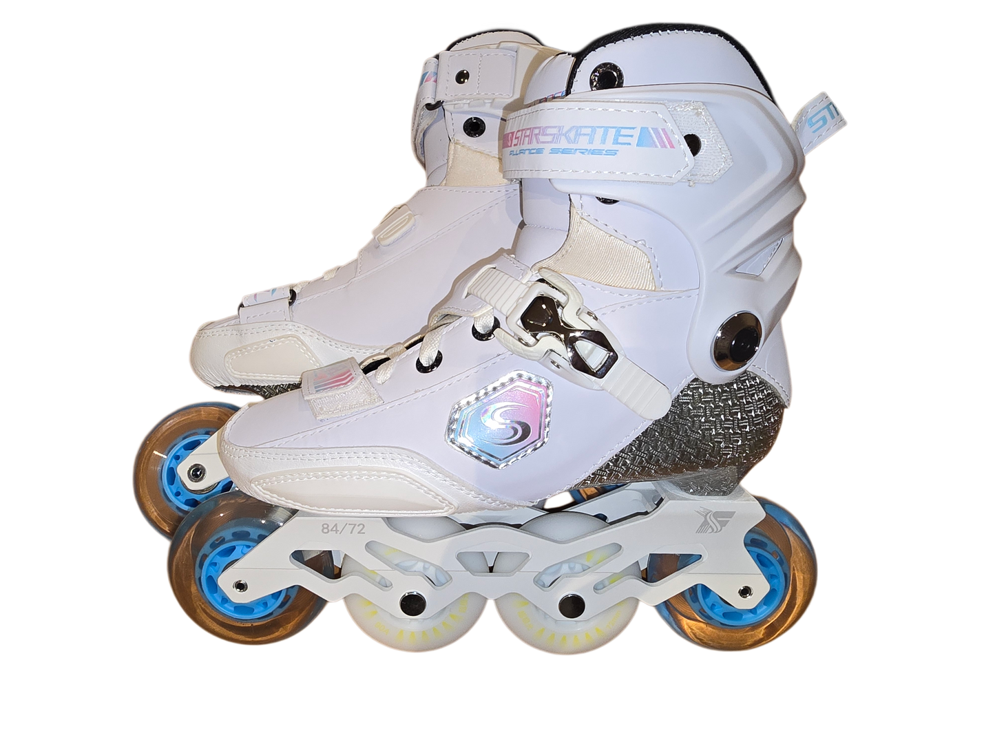 STAR Carbon Inline Skates-White