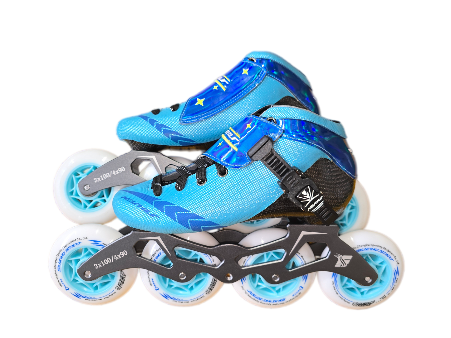 NEISHUS Carbon Speed Skating Skates-Blue