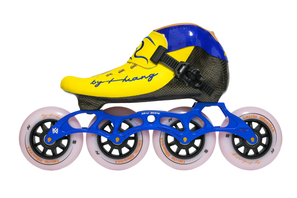 SKATING START YANHUANG Speed Skates-Yellow Blue