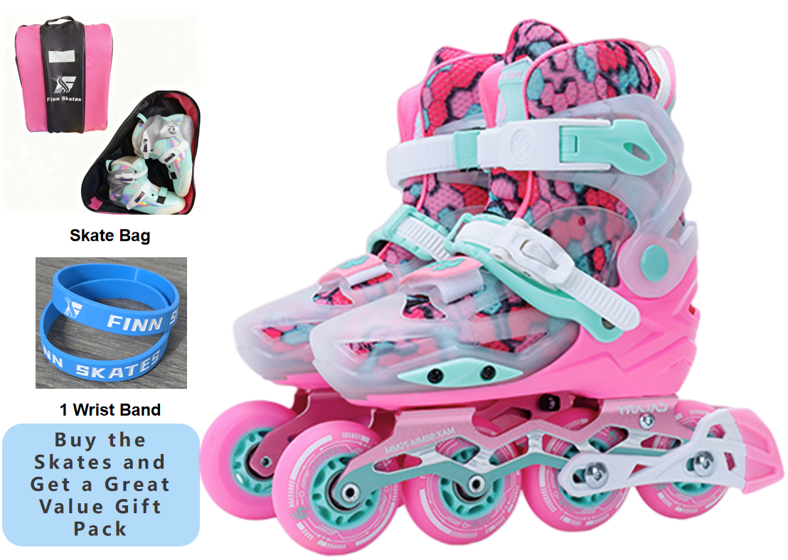 TwinkleStar Inline Skates-Pink