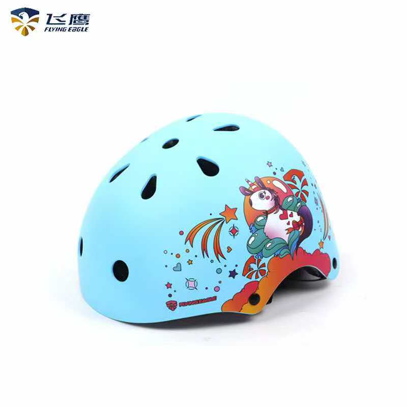 FLYING EAGLE H1 Pro Skate Helmet Blue Rider