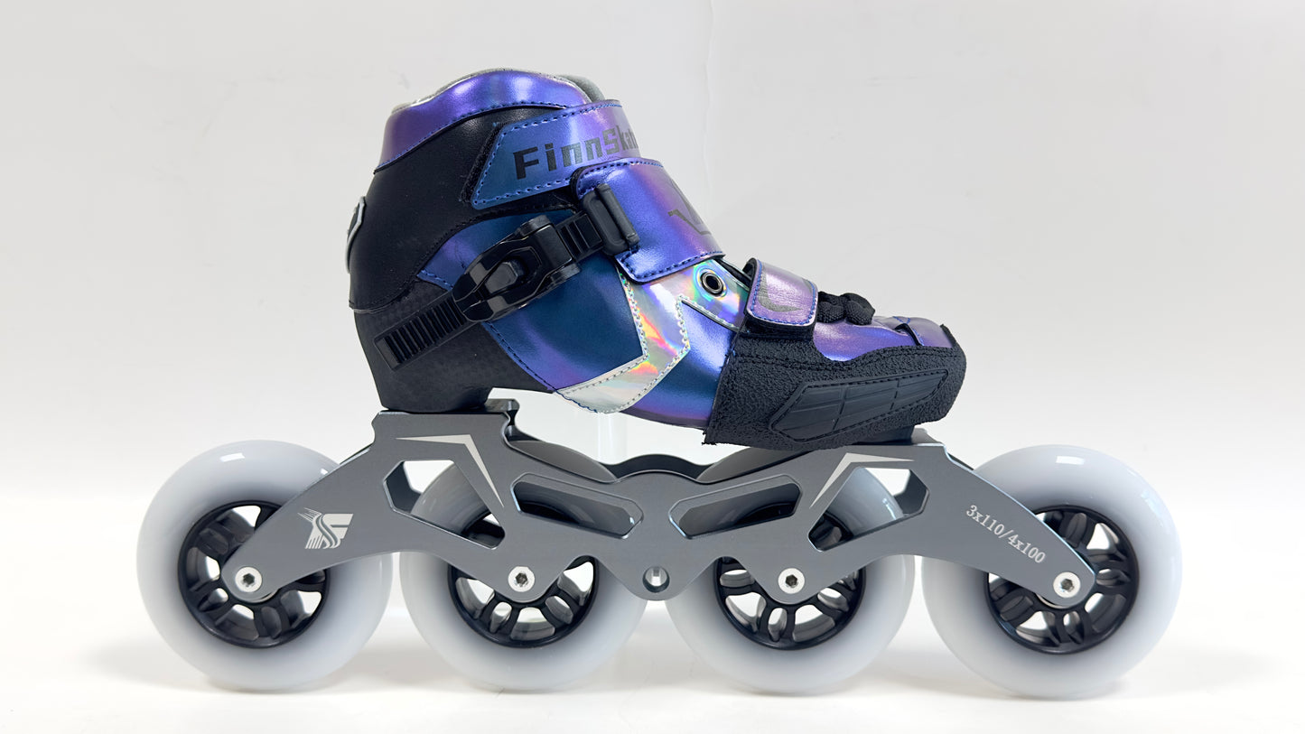 FINN SKATES Speed Skating Skates- Blue