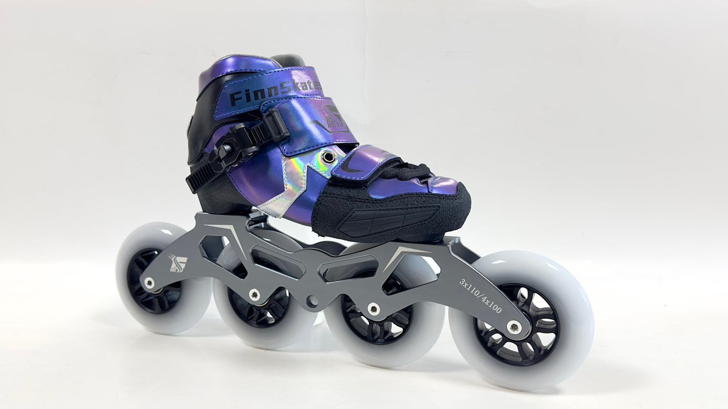 FINN SKATES Speed Skating Skates- Blue