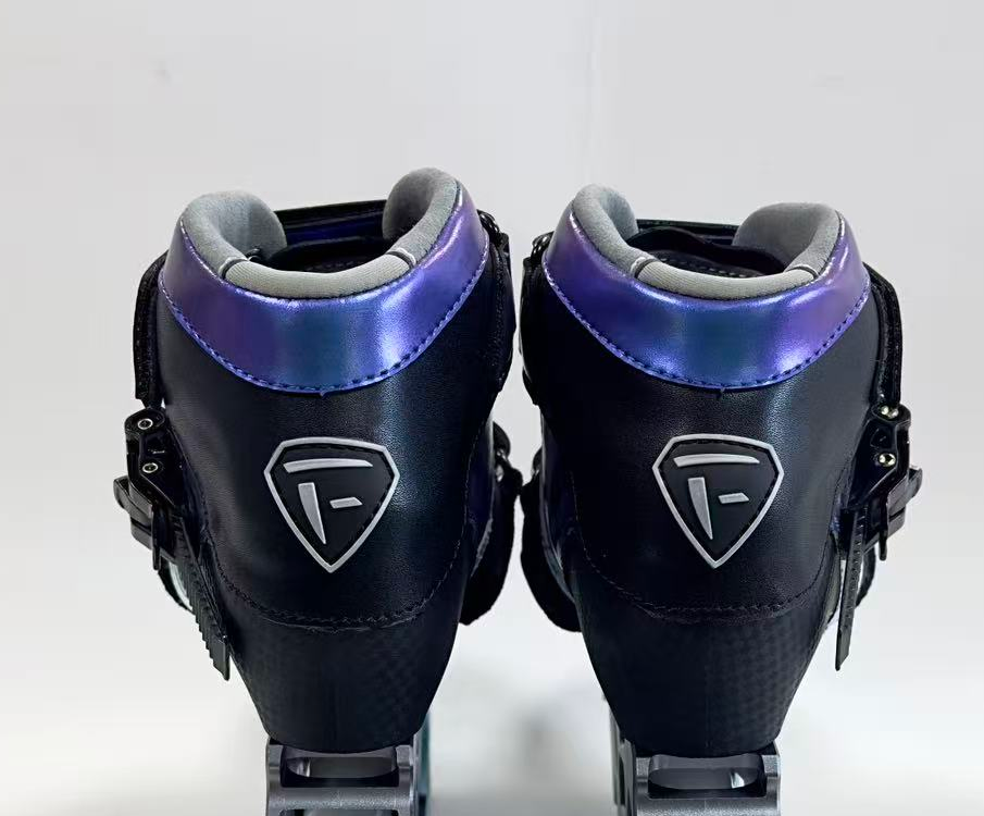 FINNSKATES Junior Adjustable Speed Skating Skates Boots-Blue