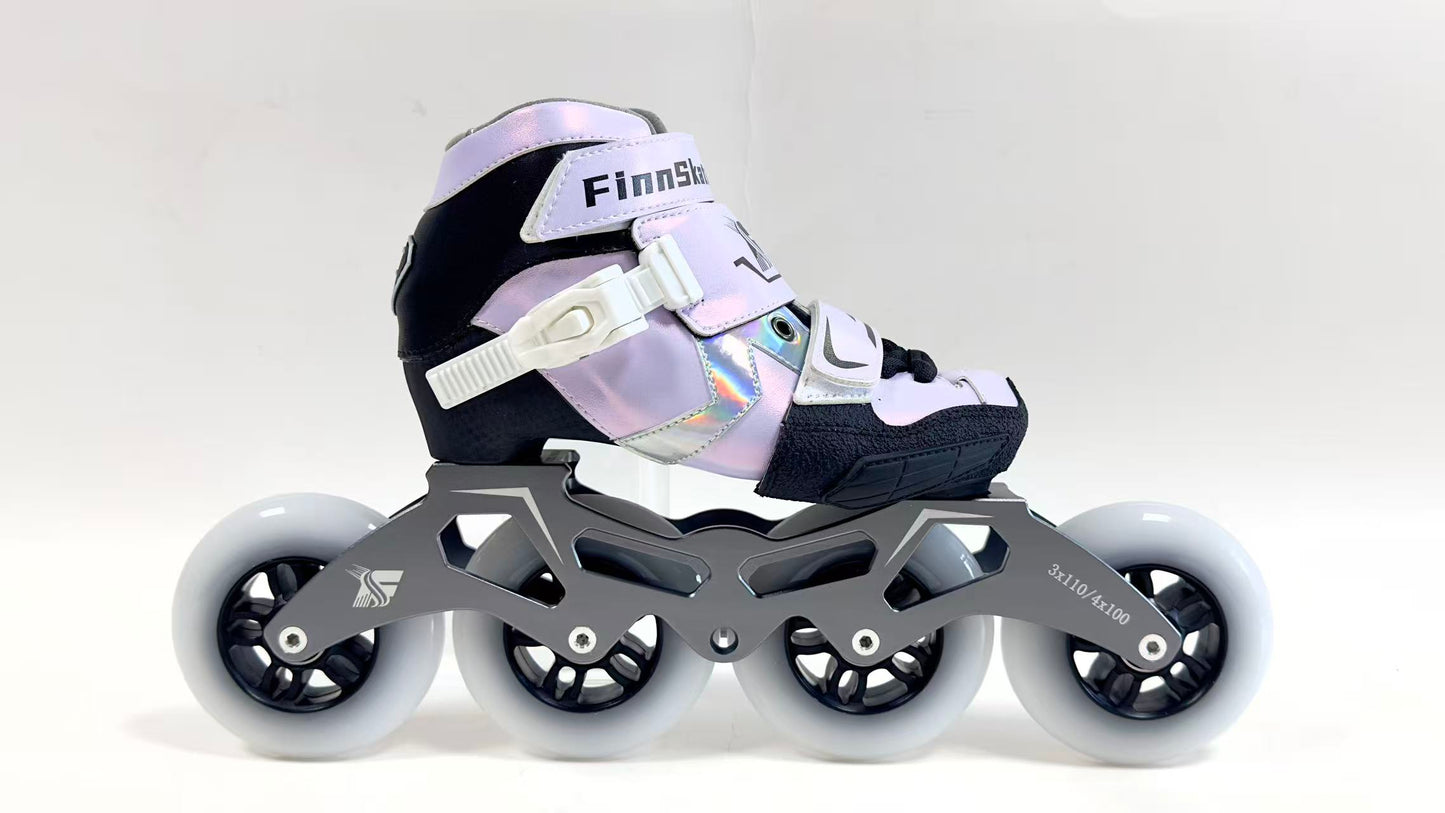 FINN SKATES Speed Skating Skates- Pink