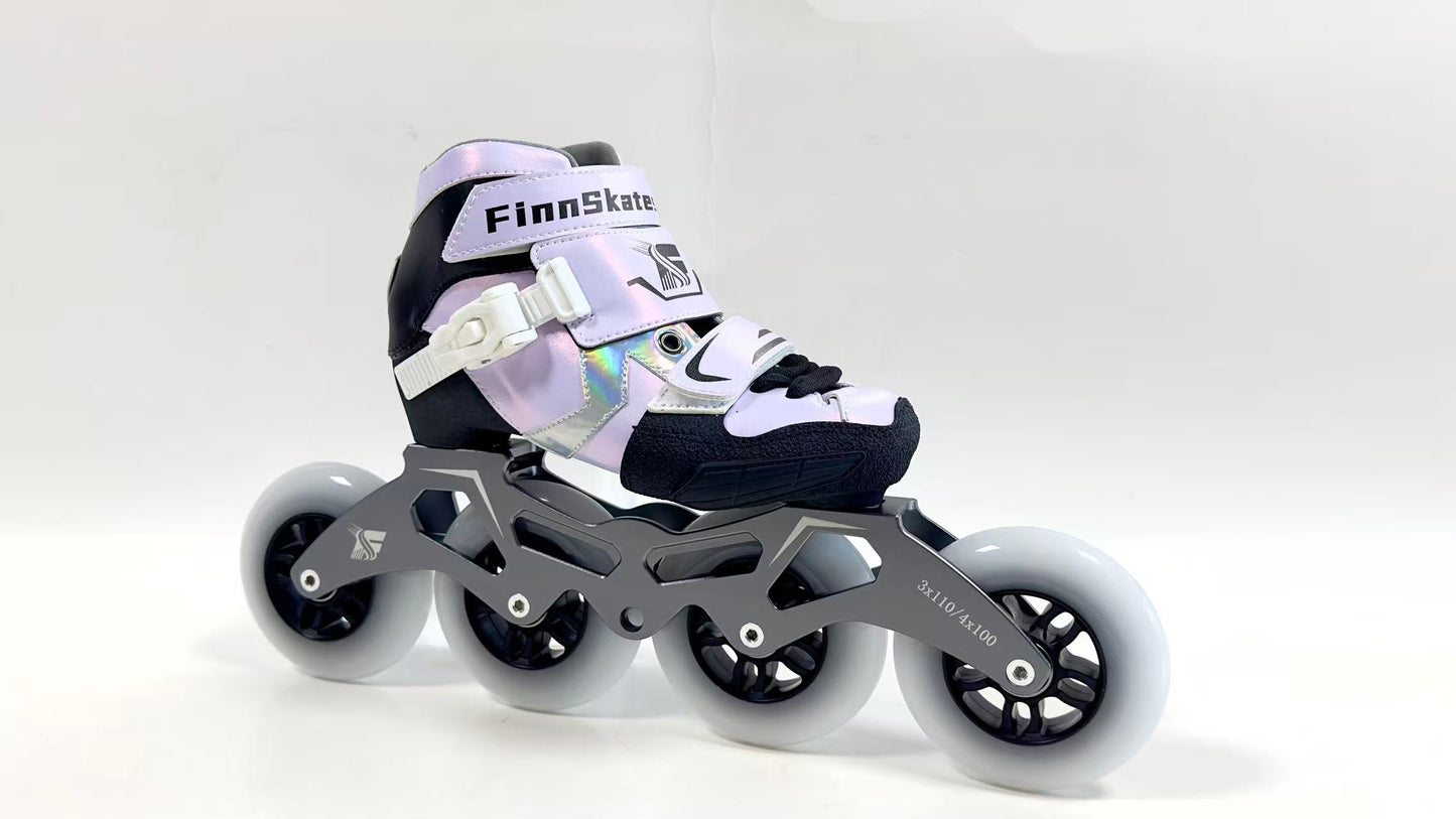 FINN SKATES Speed Skating Skates- Pink