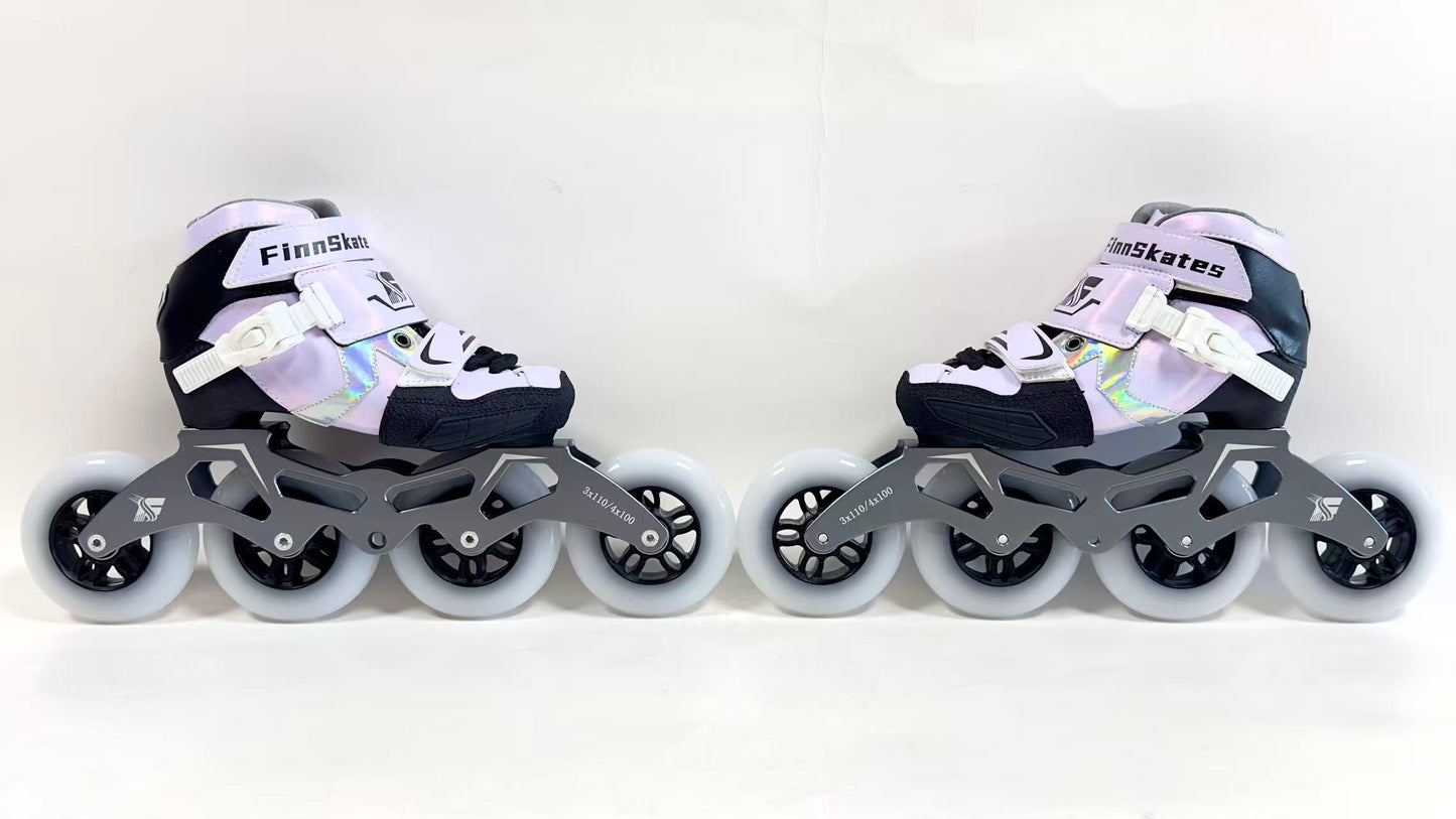 FINN SKATES Speed Skating Skates- Pink