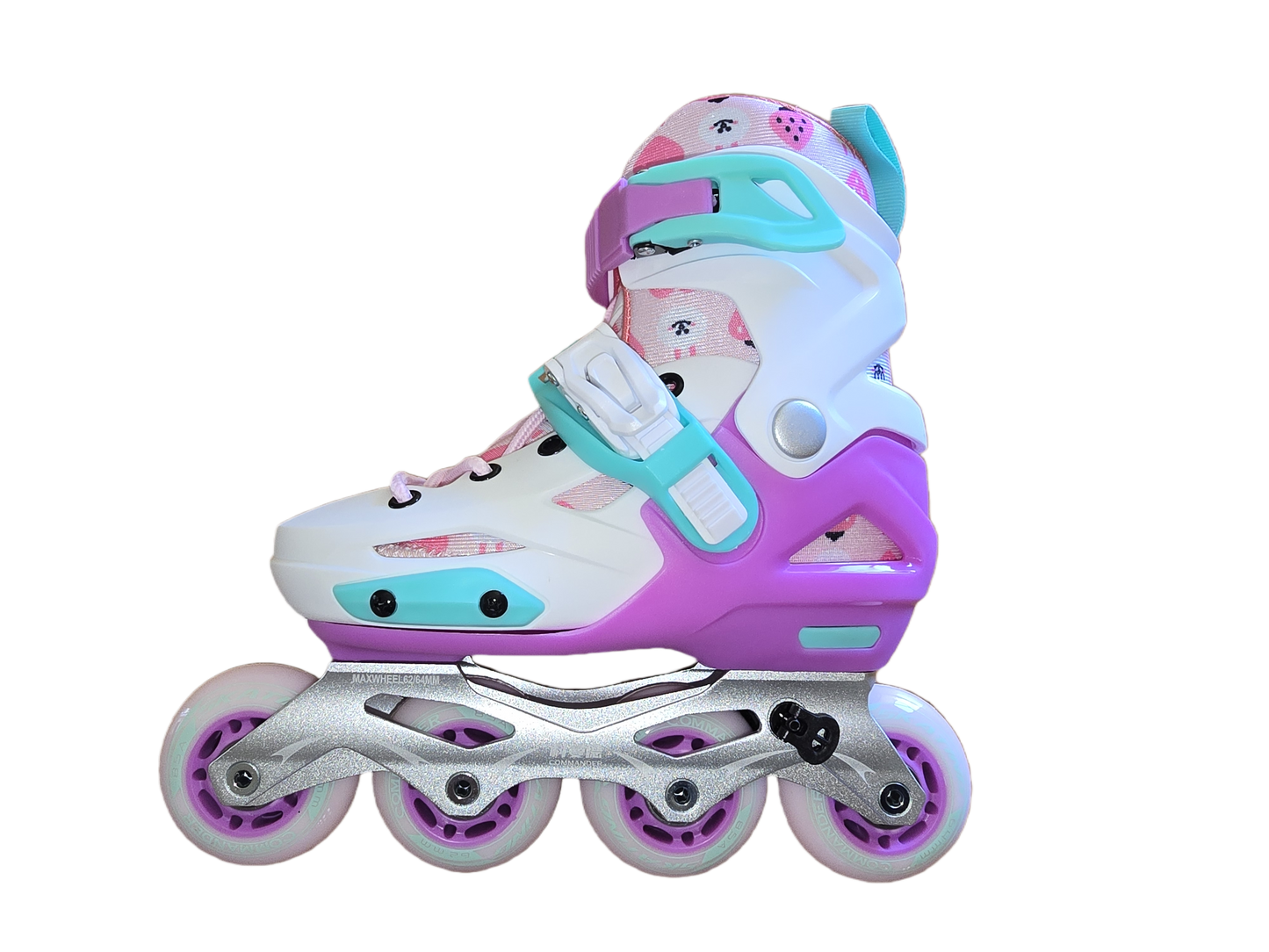 COMMANDER White Pink Inline Skates