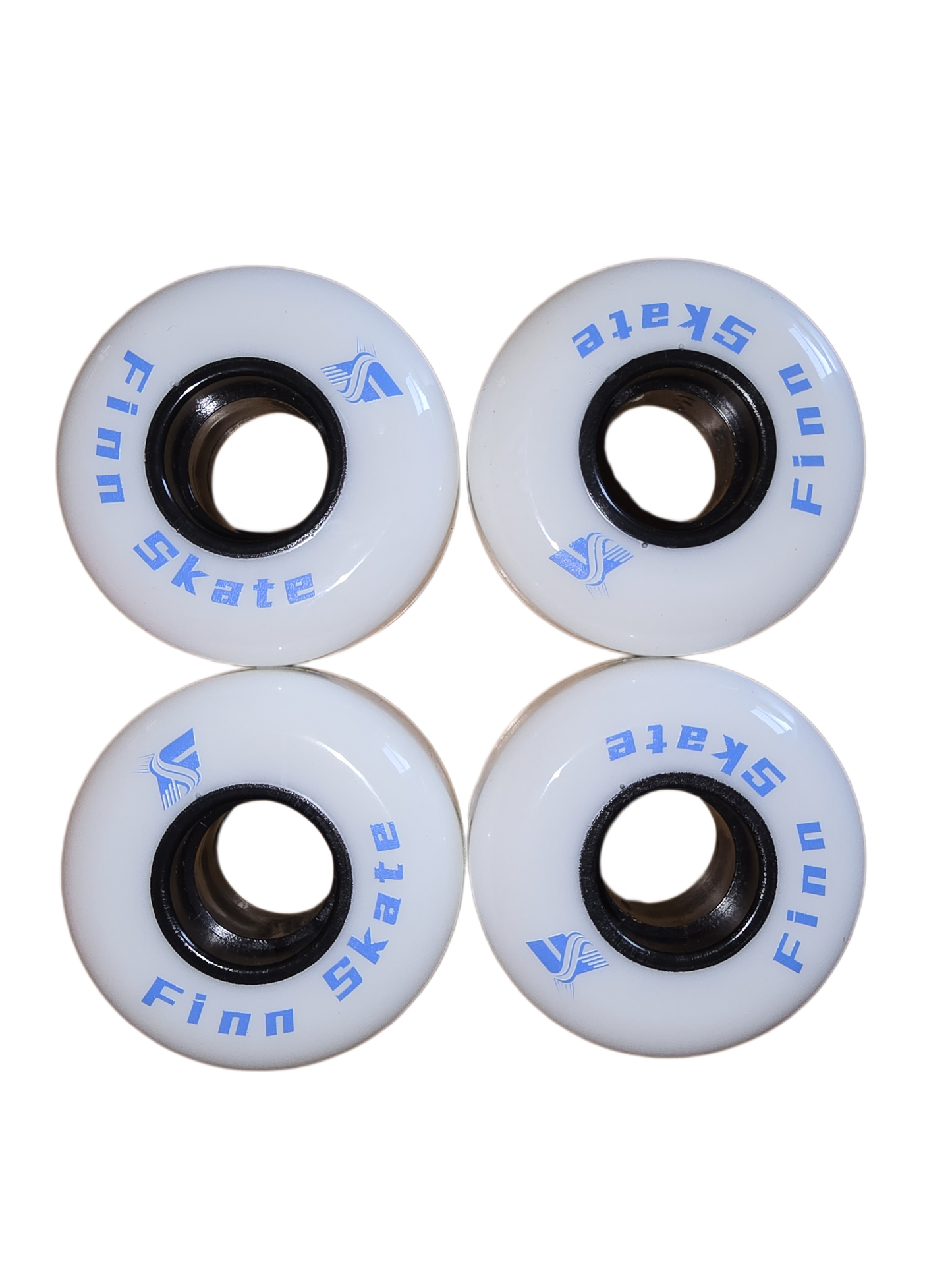 FINN SKATES 58MM/90A Aggressive Skate Wheels 4 pack-White