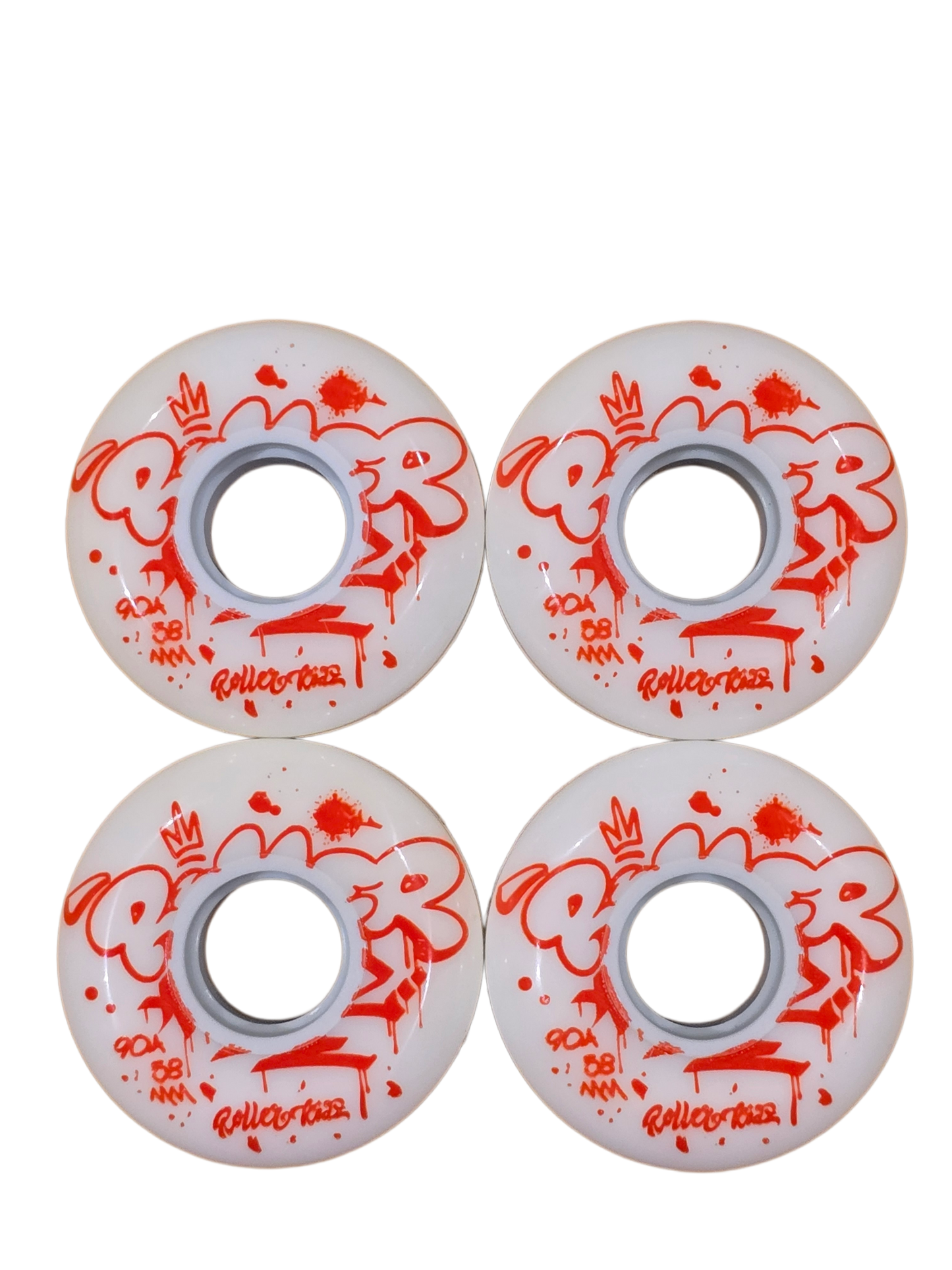 ROLLERKIDZ Aggressive Wheels- White
