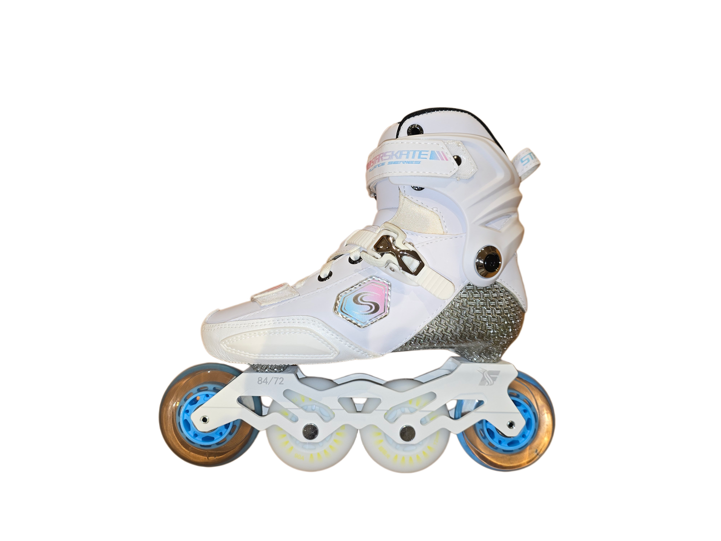 STAR Carbon Inline Skates-White