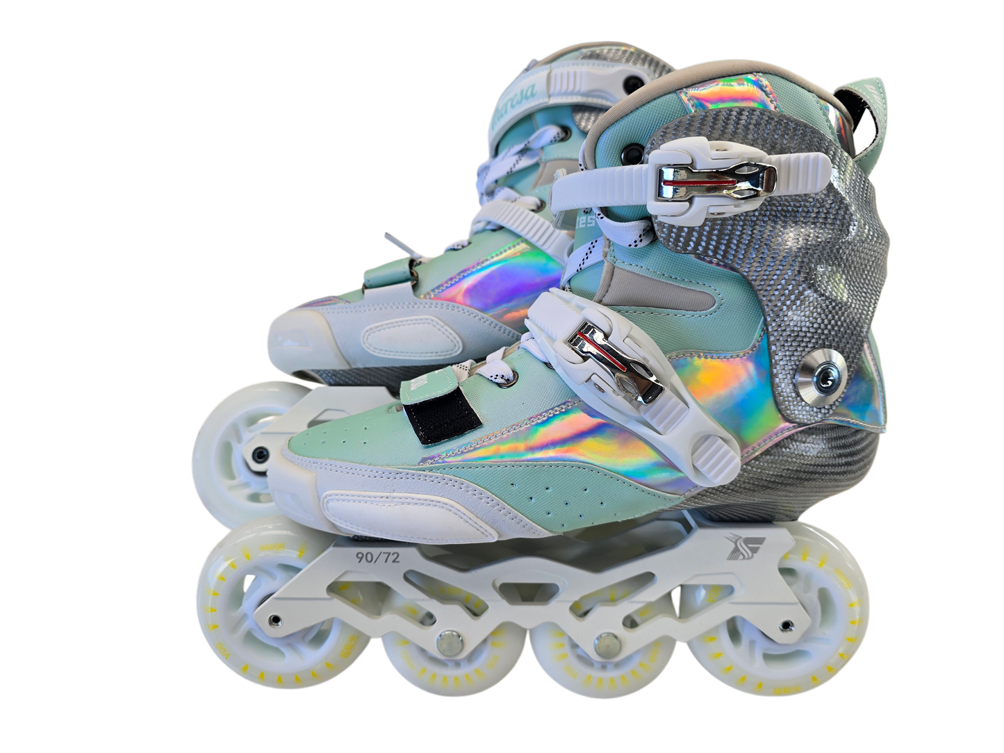 FINN SKATES Carbon Inline Skates-Green