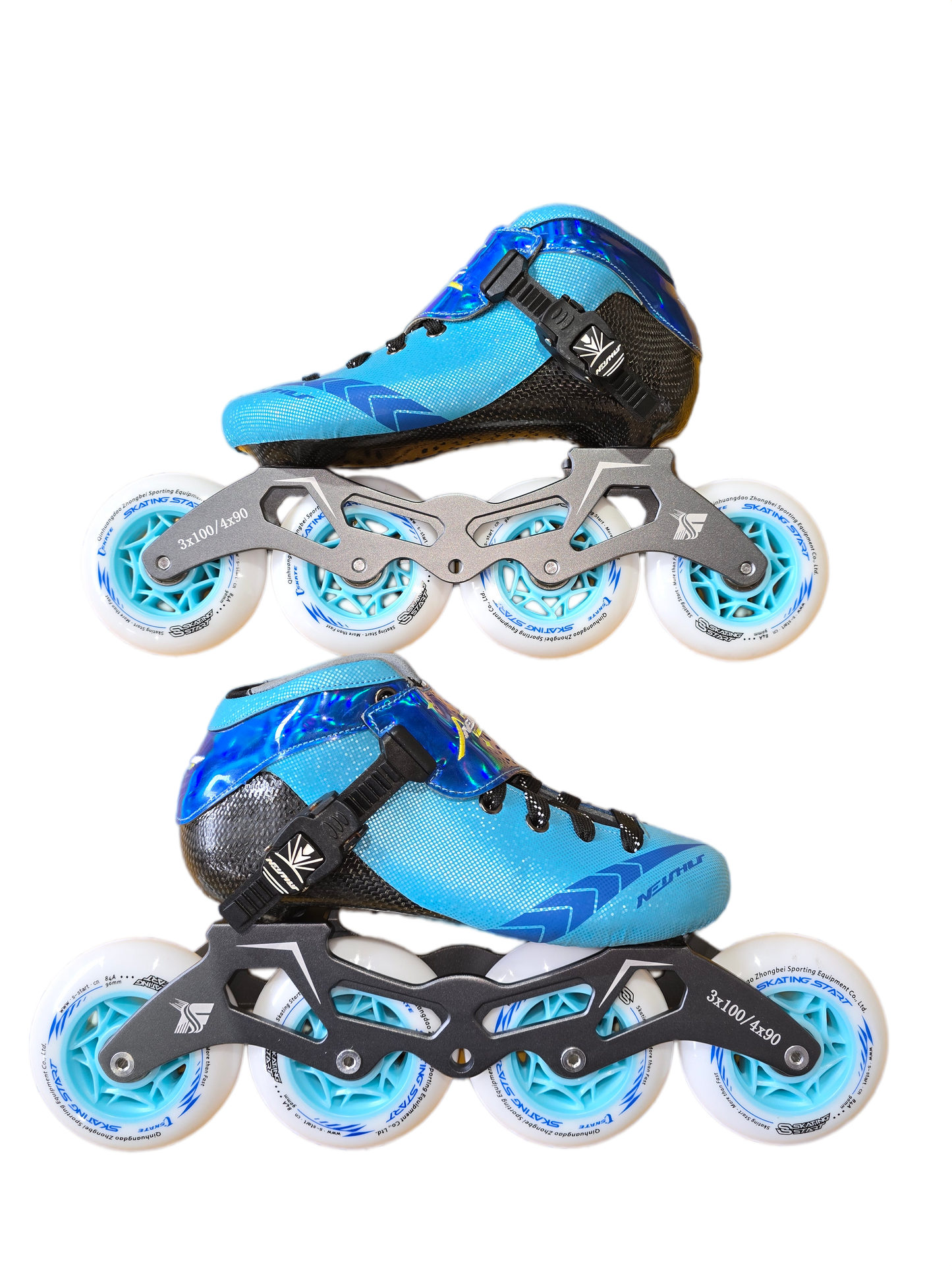 NEISHUS Carbon Speed Skating Skates-Blue