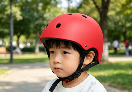 Finn Skats Helmet-Red