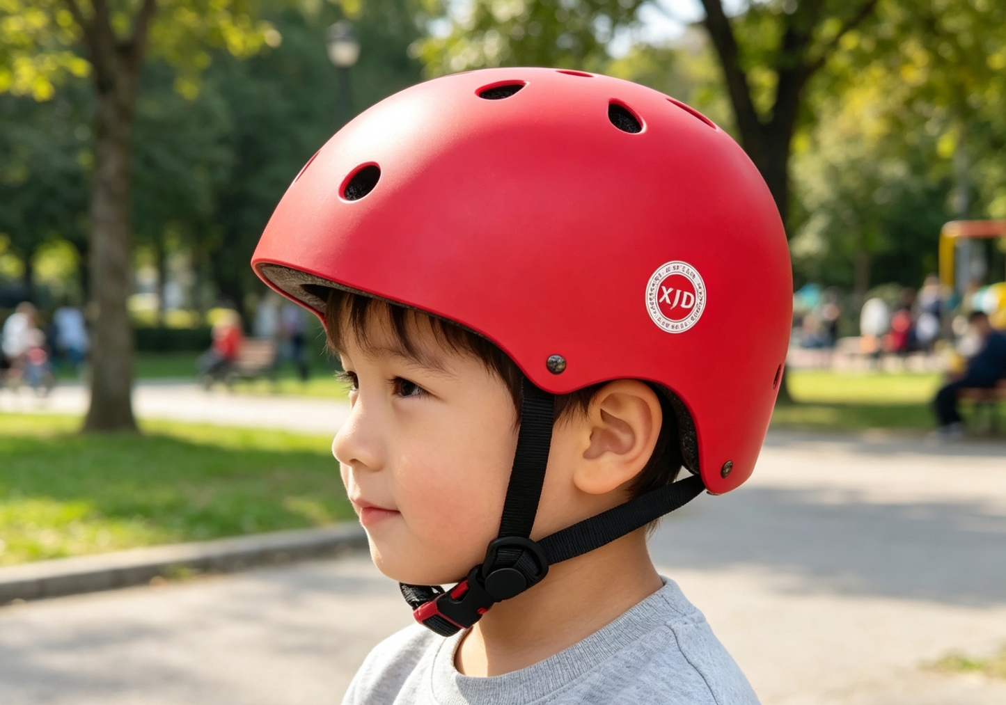 Finn Skats Helmet-Red