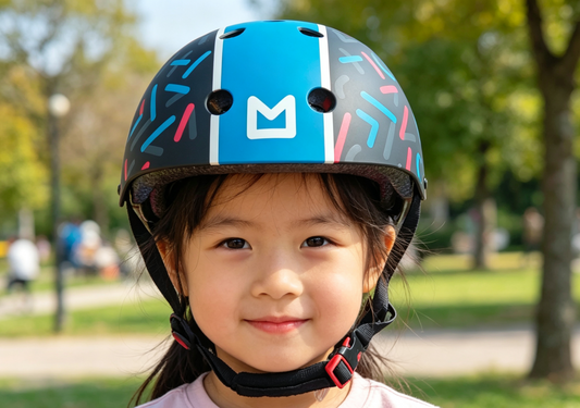 Finn Skats Helmet-Blue Graffiti Blast