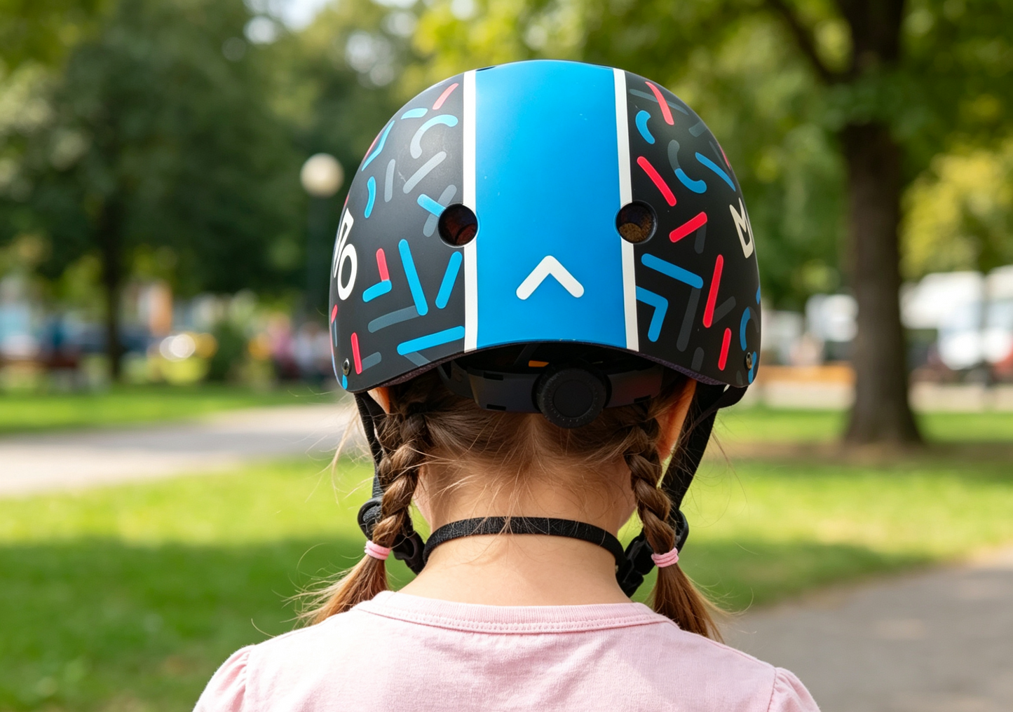 Finn Skats Helmet-Blue Graffiti Blast