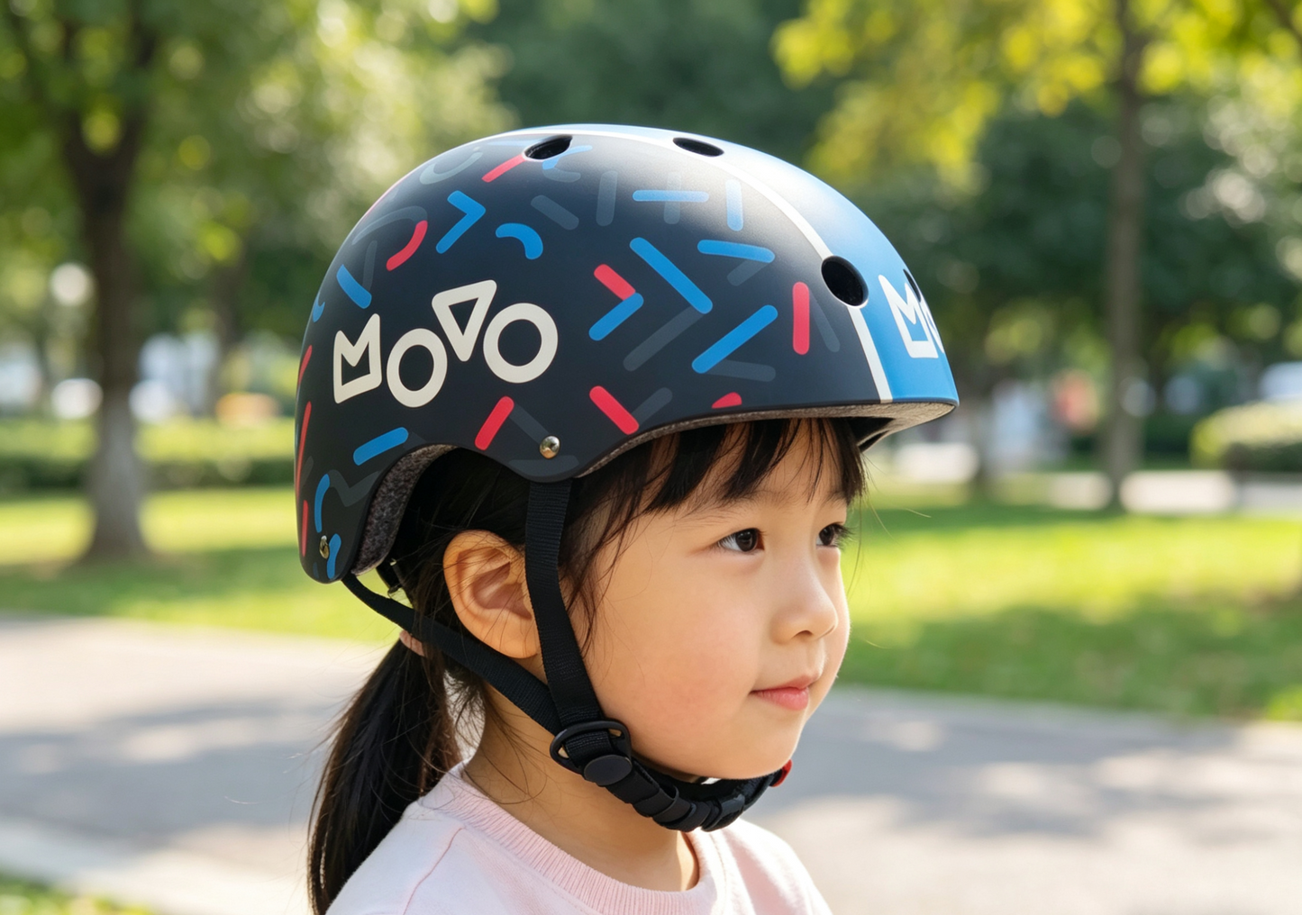 Finn Skats Helmet-Blue Graffiti Blast