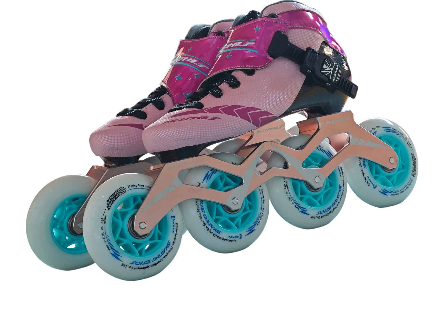 NEISHUS Carbon Speed Skating Skates-Pink