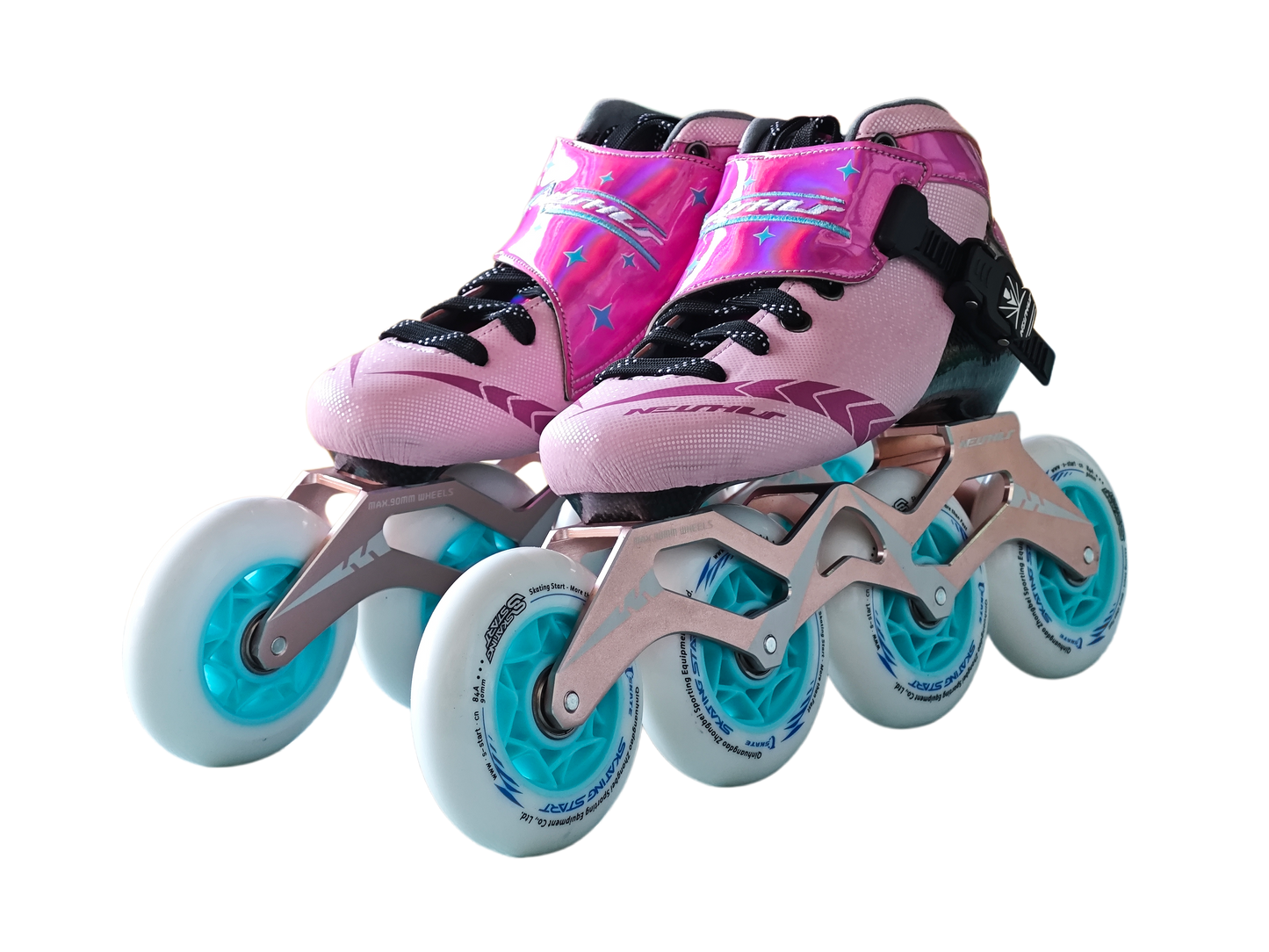 NEISHUS Carbon Speed Skating Skates-Pink
