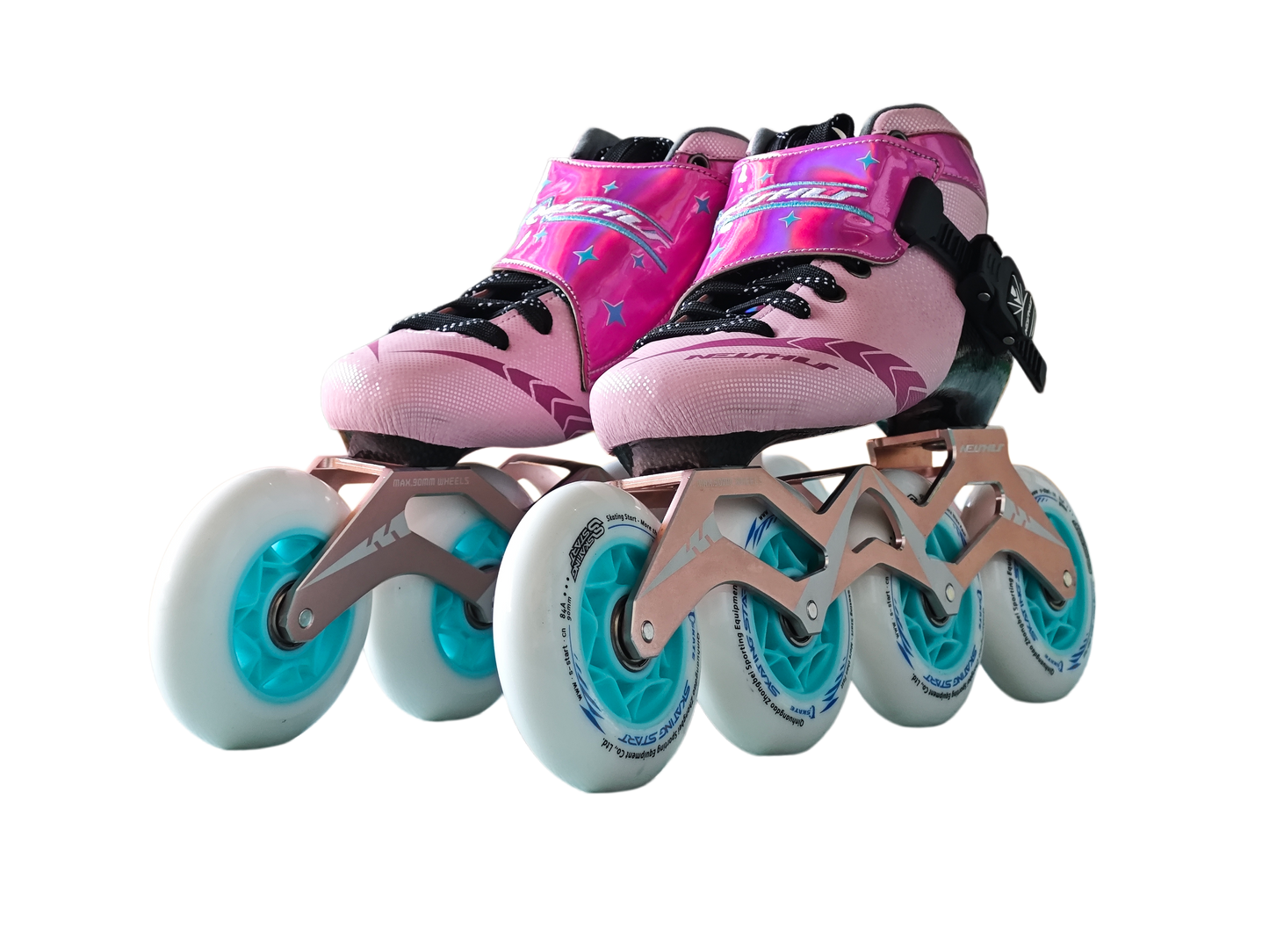 NEISHUS Carbon Speed Skating Skates-Pink