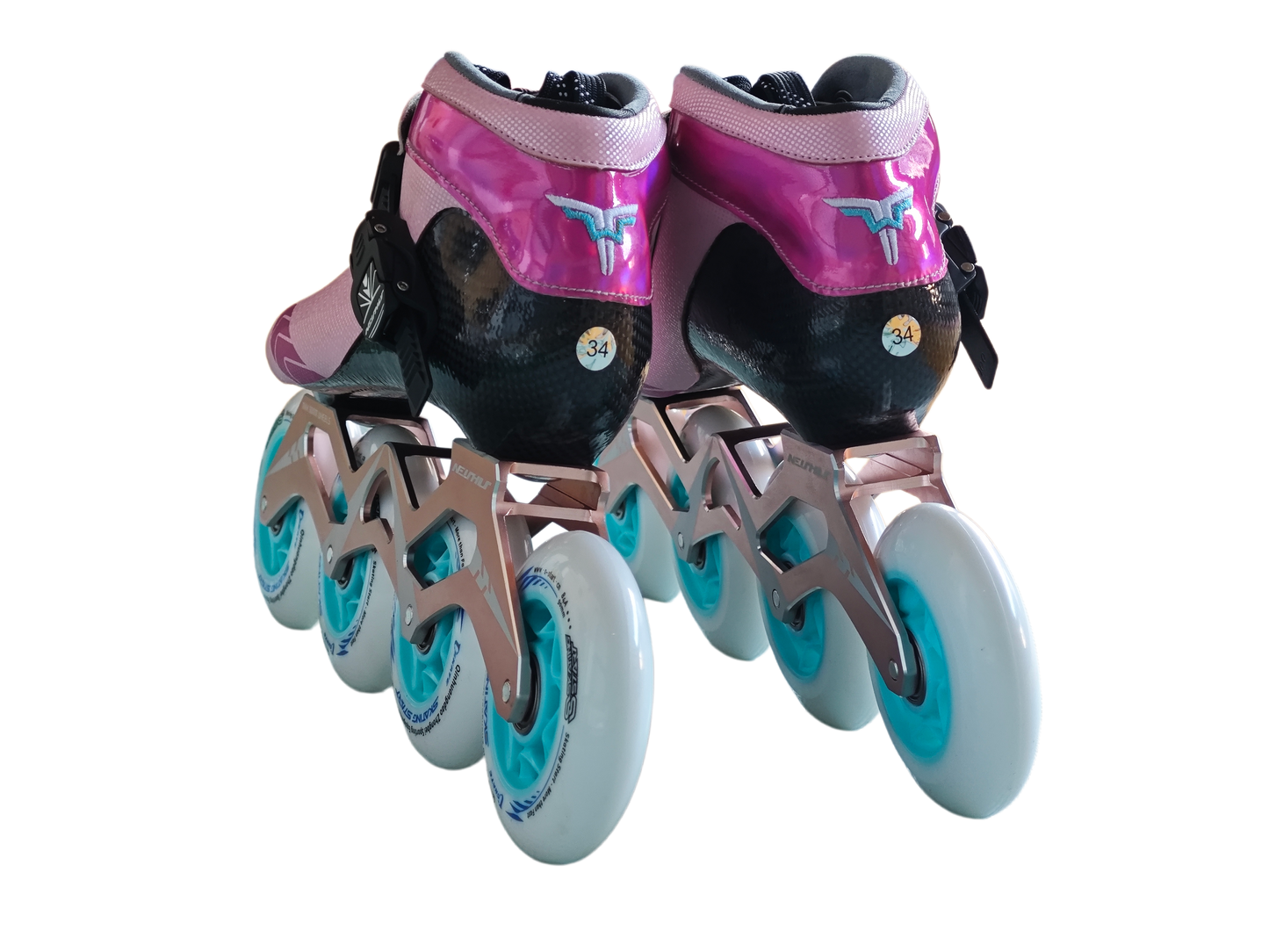 NEISHUS Carbon Speed Skating Skates-Pink