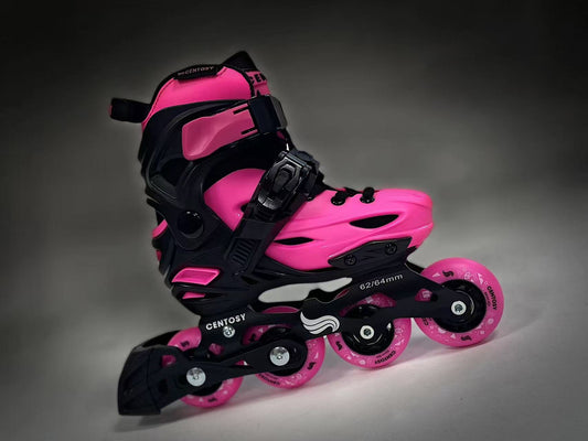 Centosy Kid Pro K2 Adjustable Kids’ Inline Skates-Pink &Black