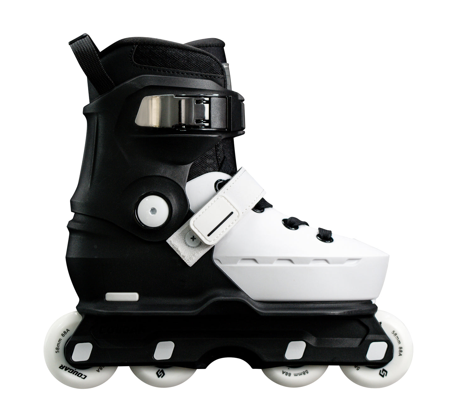 COUGAR SKATES V7 Kids Aggressive Skates-Black/White
