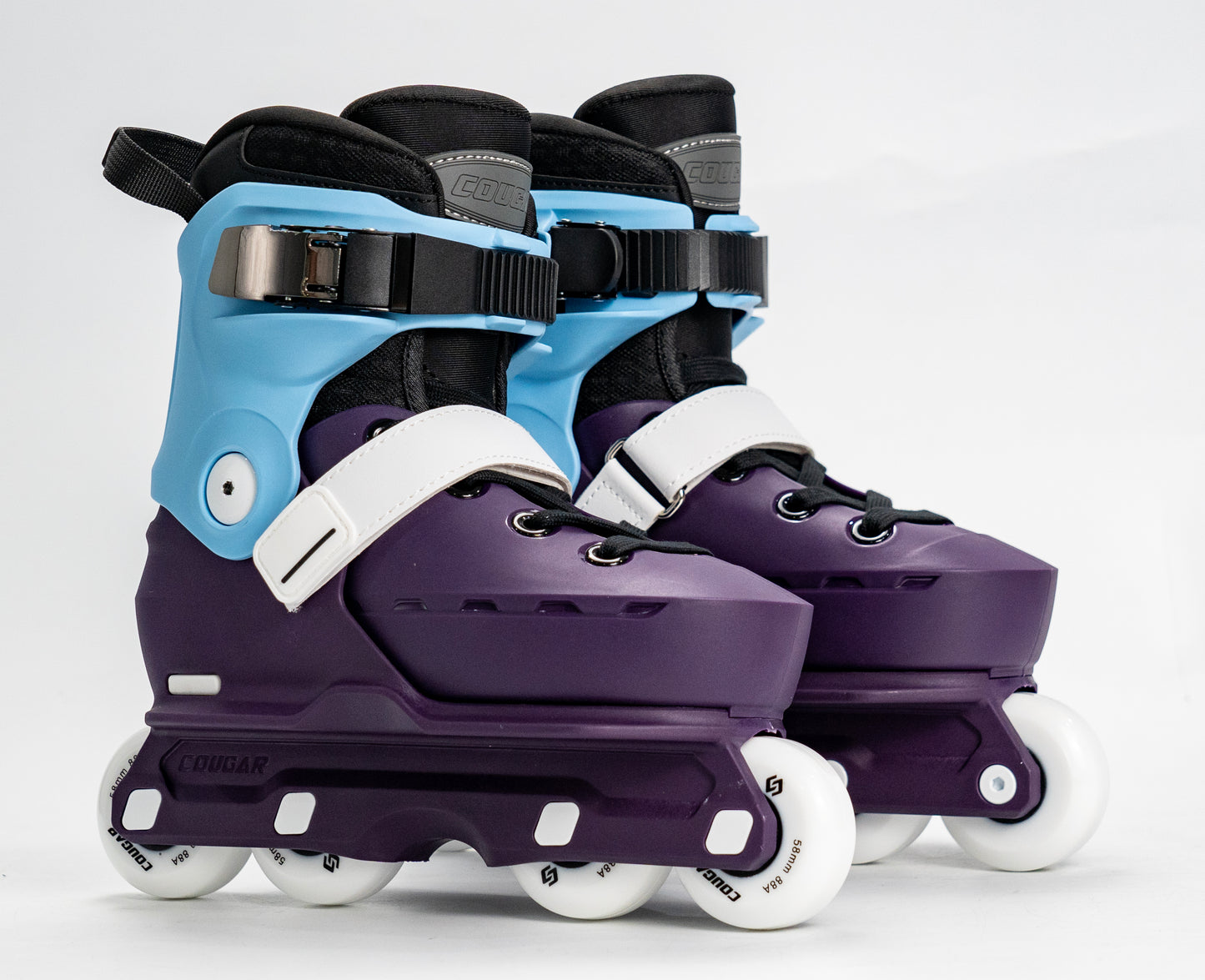 COUGAR SKATES V7 Kids Aggressive Skates-Blue/Purple