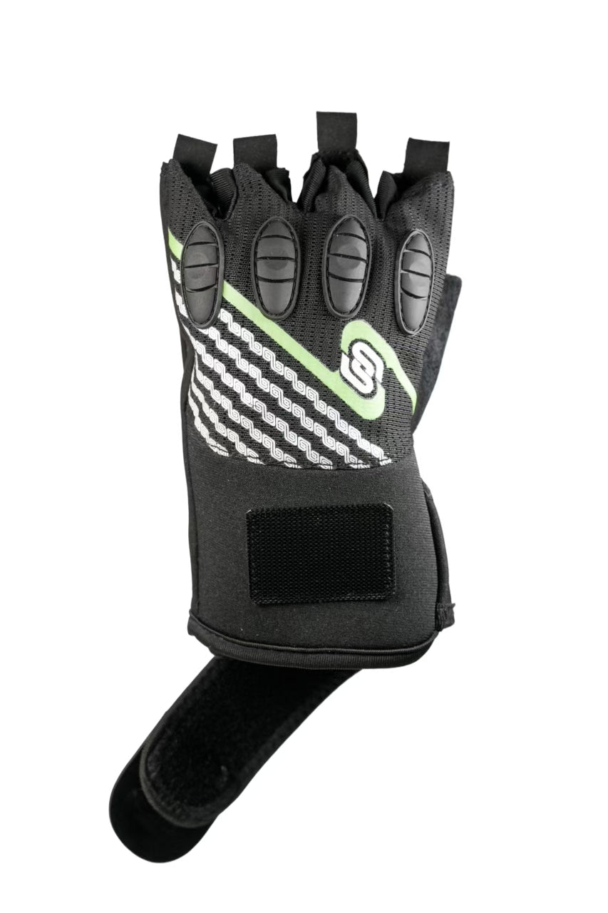Skating Start Half-Finger Speed Skating Gloves | Anti-Slip Protective Gloves with Wrist Support for Kids & Adults