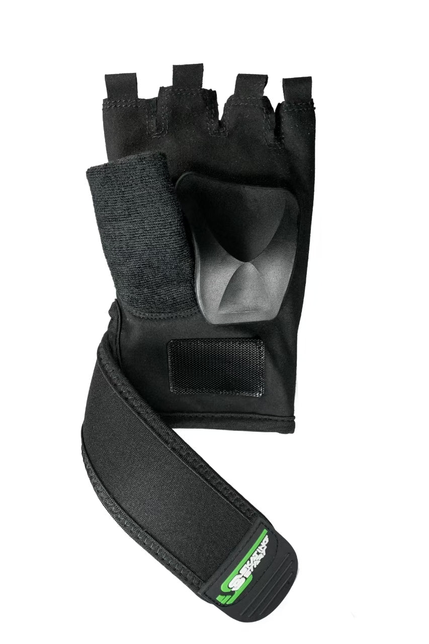 Skating Start Half-Finger Speed Skating Gloves | Anti-Slip Protective Gloves with Wrist Support for Kids & Adults