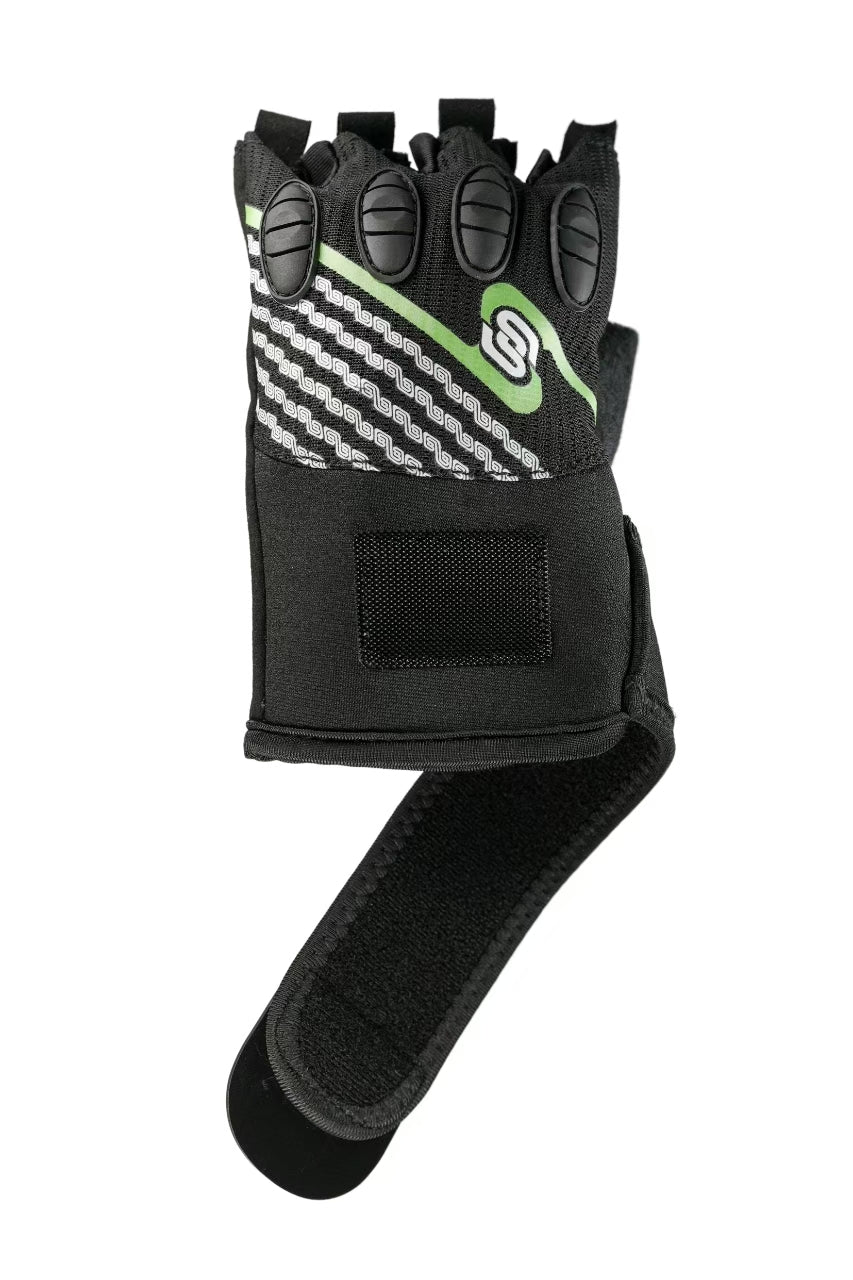 Skating Start Half-Finger Speed Skating Gloves | Anti-Slip Protective Gloves with Wrist Support for Kids & Adults