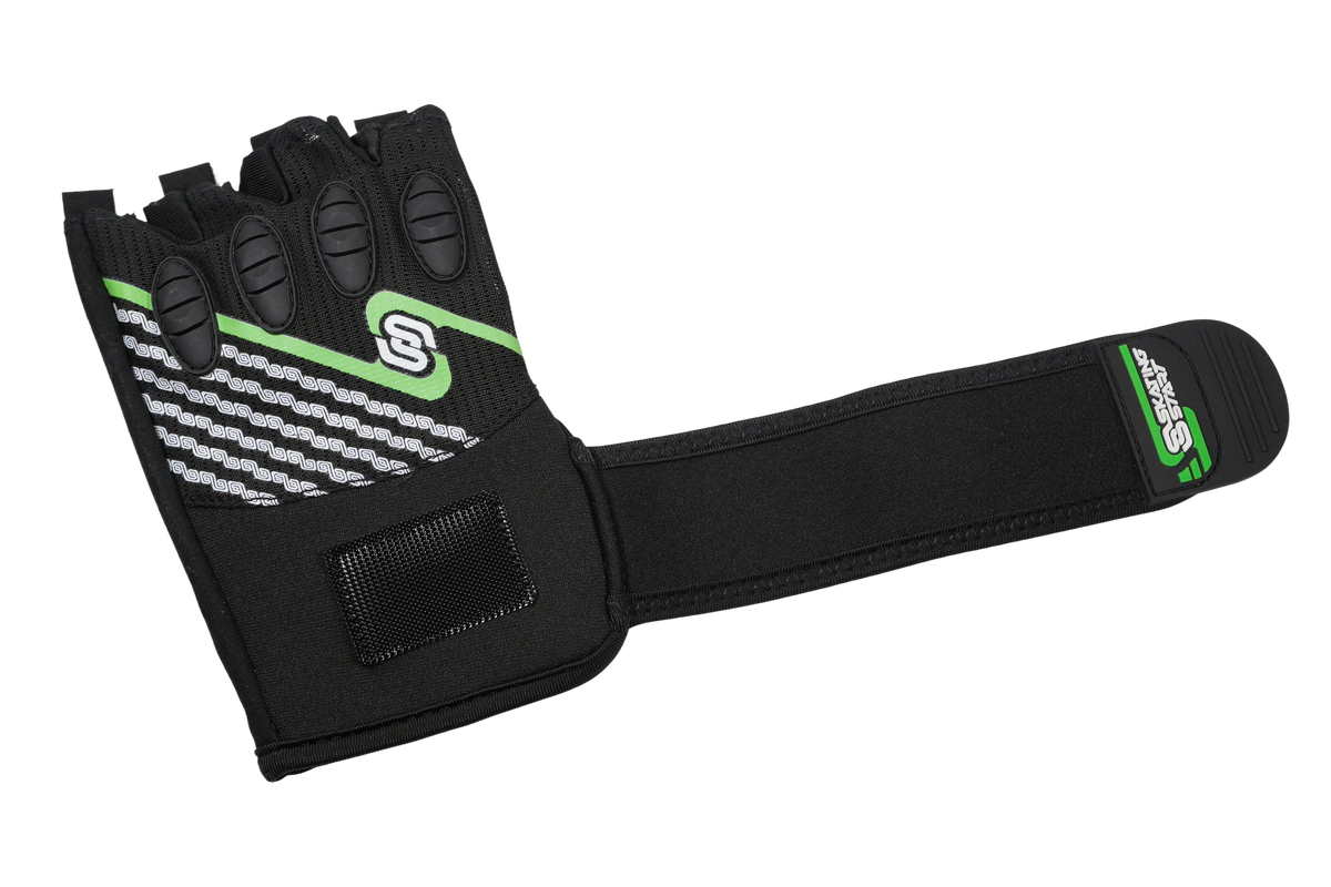 Skating Start Half-Finger Speed Skating Gloves | Anti-Slip Protective Gloves with Wrist Support for Kids & Adults