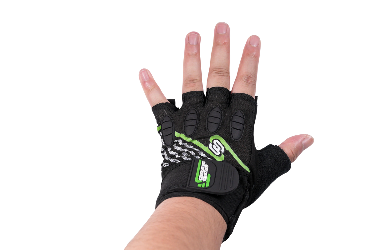 Skating Start Half-Finger Speed Skating Gloves | Anti-Slip Protective Gloves with Wrist Support for Kids & Adults