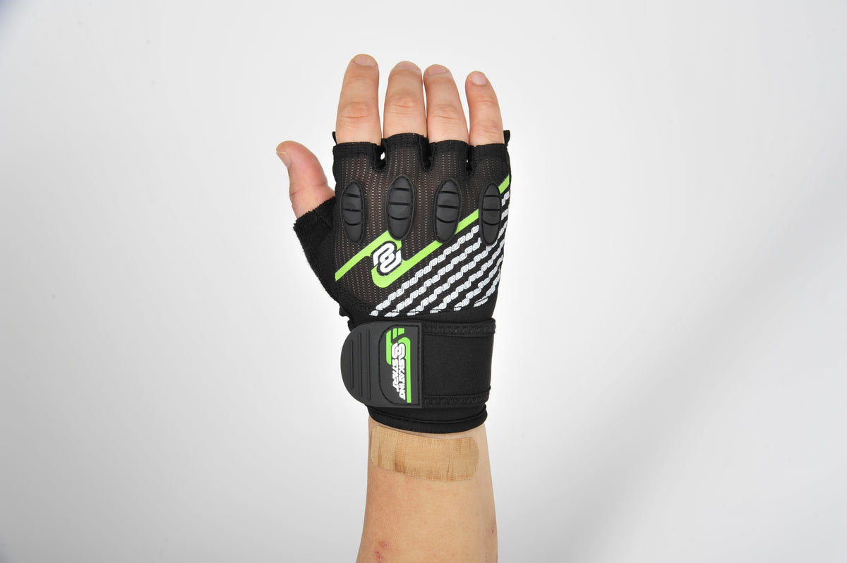 Skating Start Half-Finger Speed Skating Gloves | Anti-Slip Protective Gloves with Wrist Support for Kids & Adults