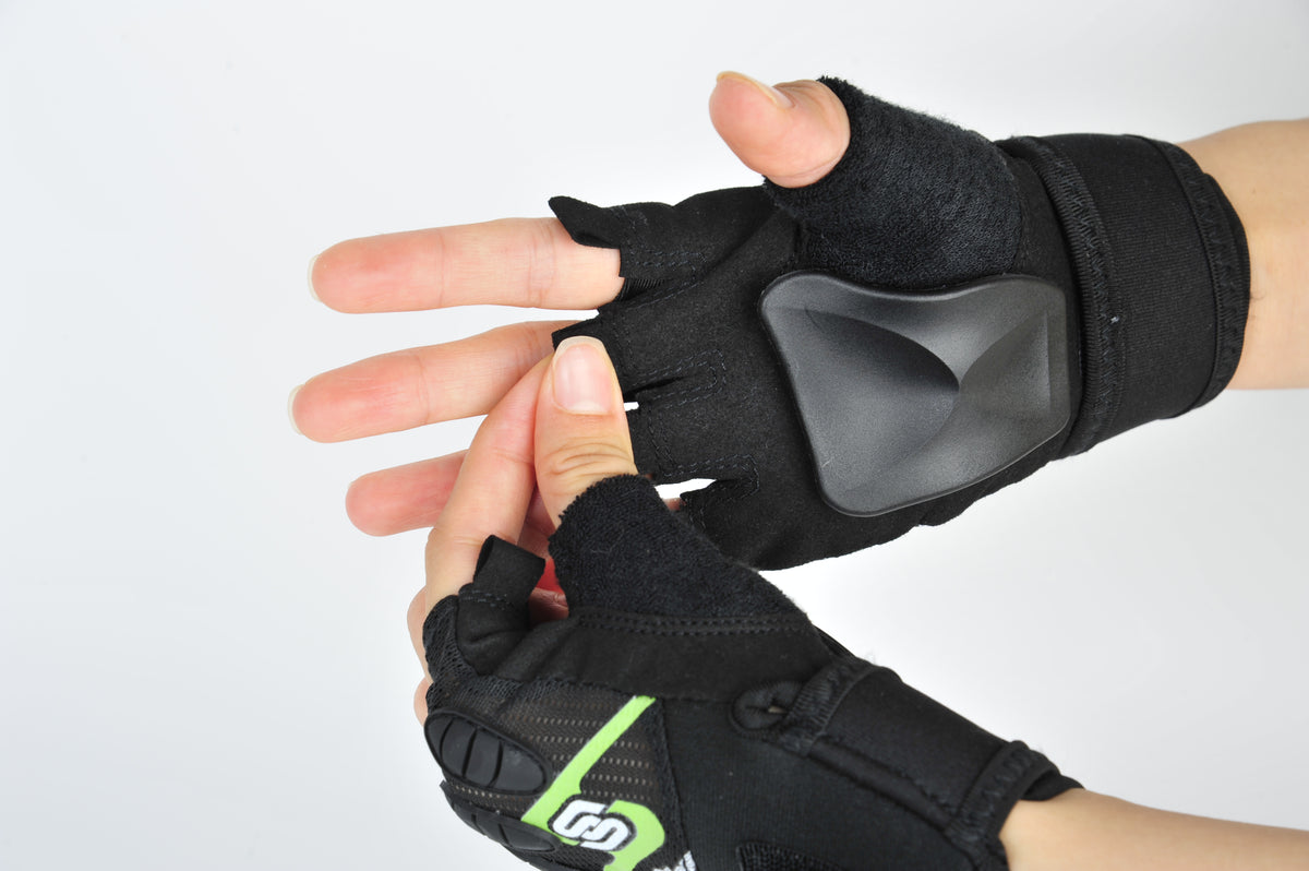 Skating Start Half-Finger Speed Skating Gloves | Anti-Slip Protective Gloves with Wrist Support for Kids & Adults