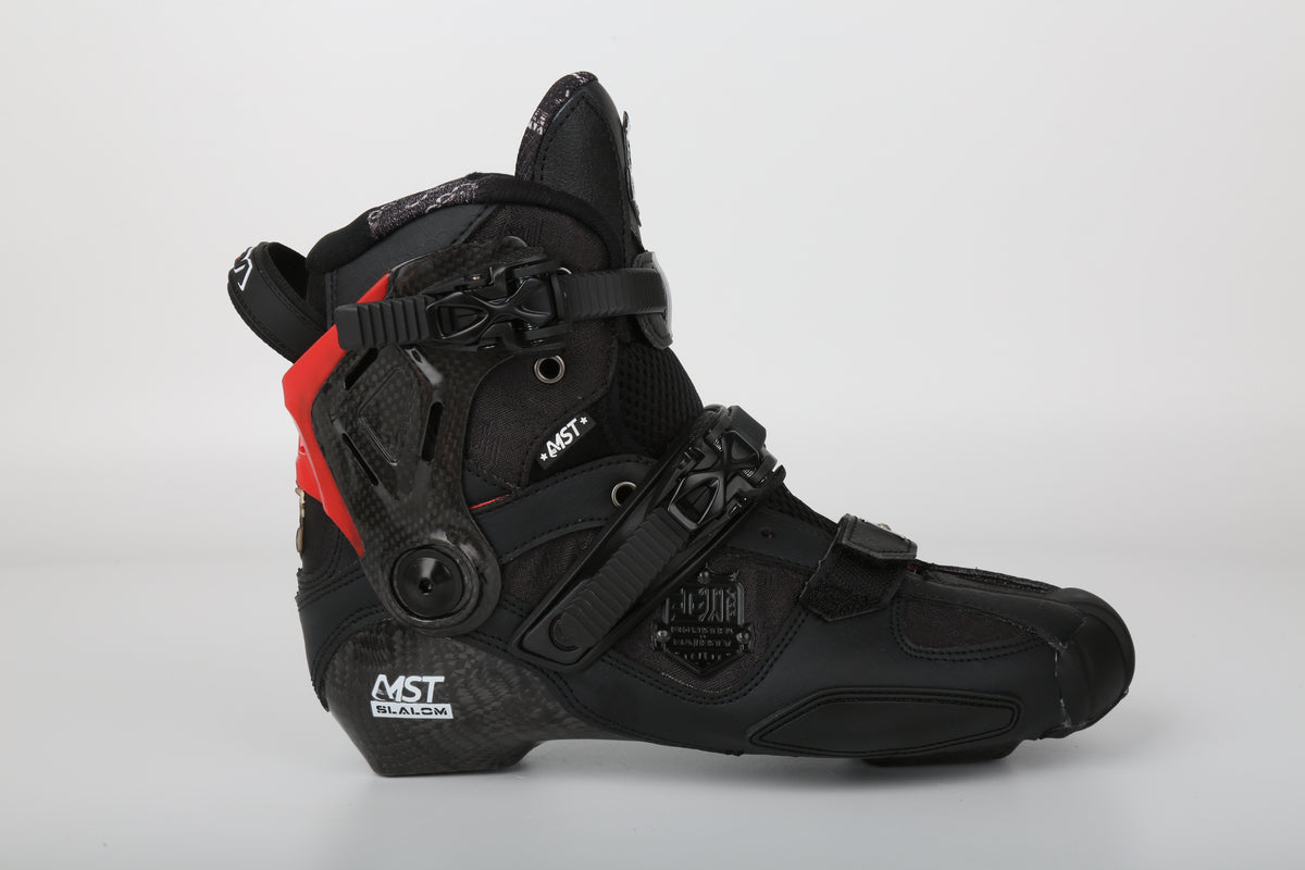 MST WZ Professional Carbon Freestyle Inline Skates- Black