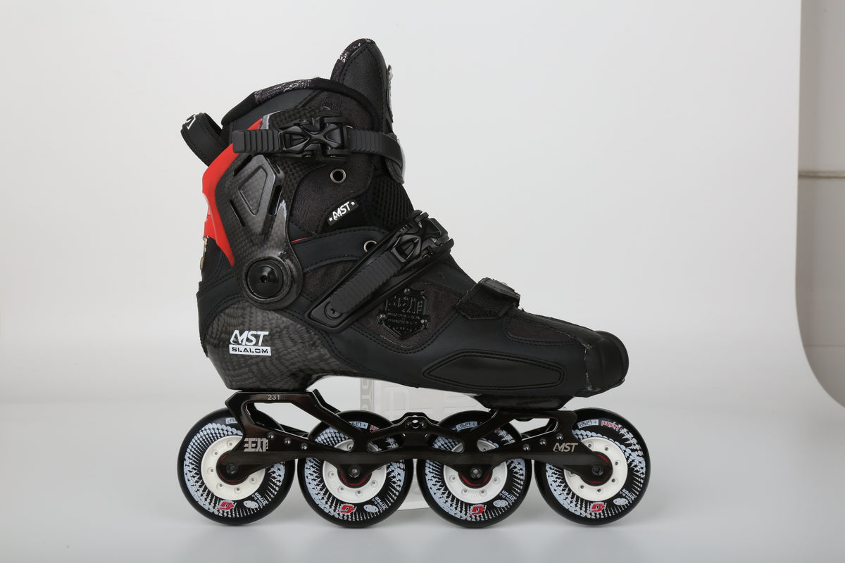 MST WZ Professional Carbon Freestyle Inline Skates- Black