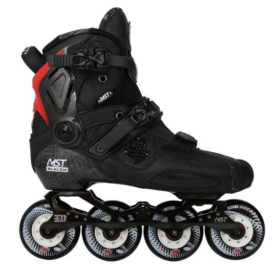 MST WZ Professional Carbon Freestyle Inline Skates- Black