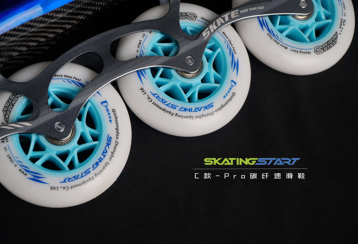 SKATING START NEW C PRO Carbon Speed Skating Skates-Blue