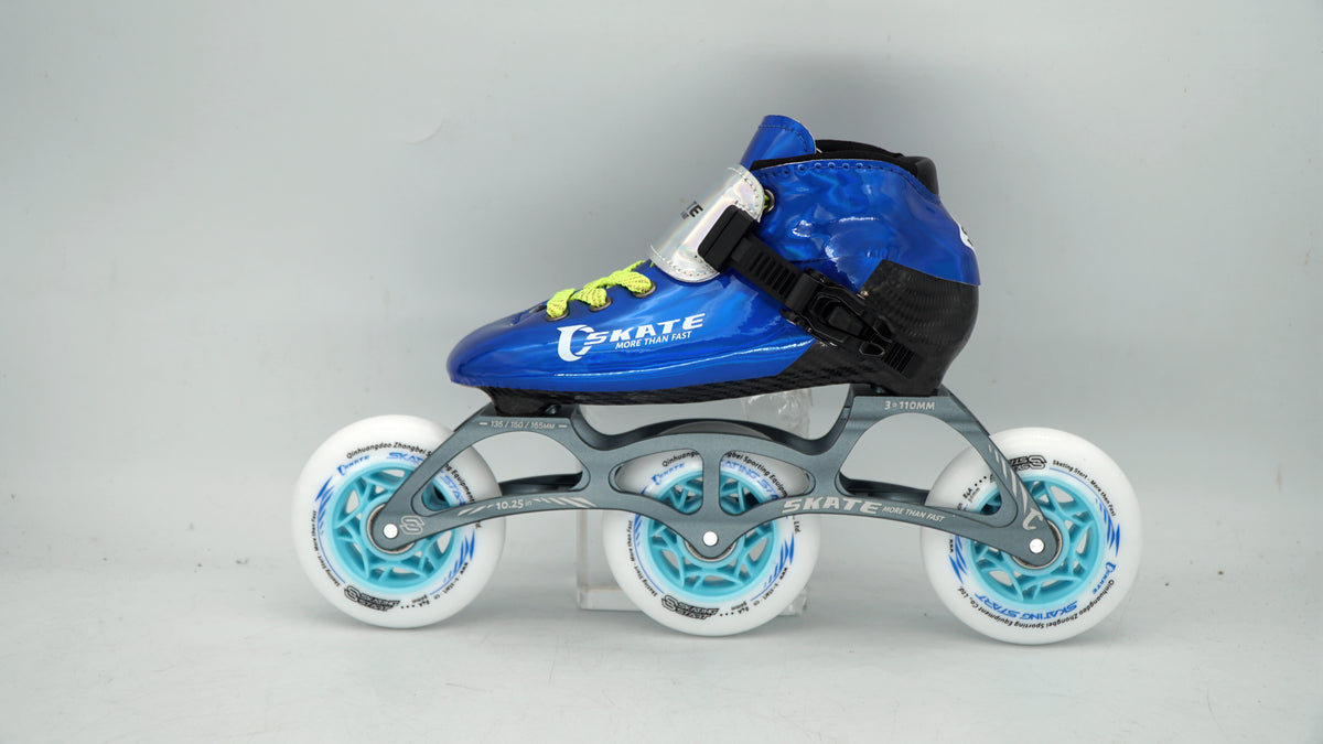 SKATING START NEW C PRO Carbon Speed Skating Skates-Blue