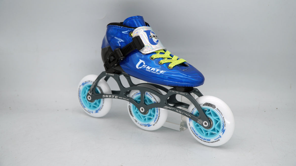 SKATING START NEW C PRO Carbon Speed Skating Skates-Blue