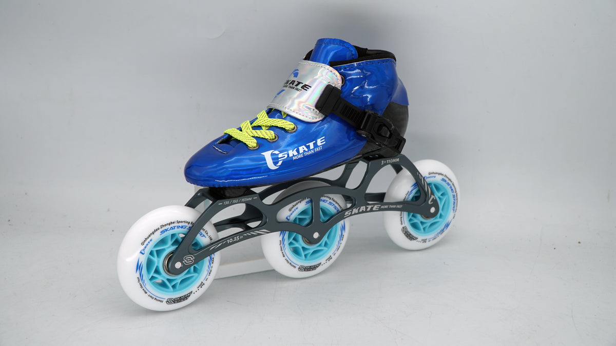 SKATING START NEW C PRO Carbon Speed Skating Skates-Blue