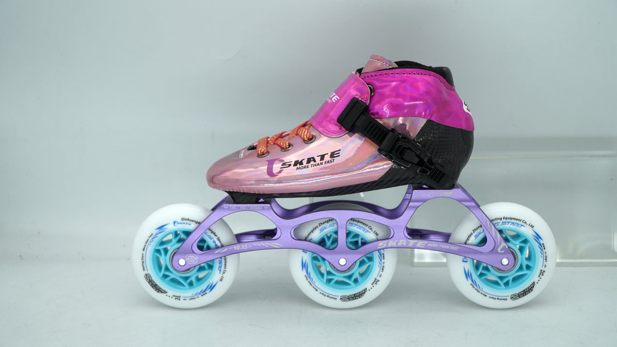 SKATING START NEW C PRO Carbon Speed Skating Skates-Pink