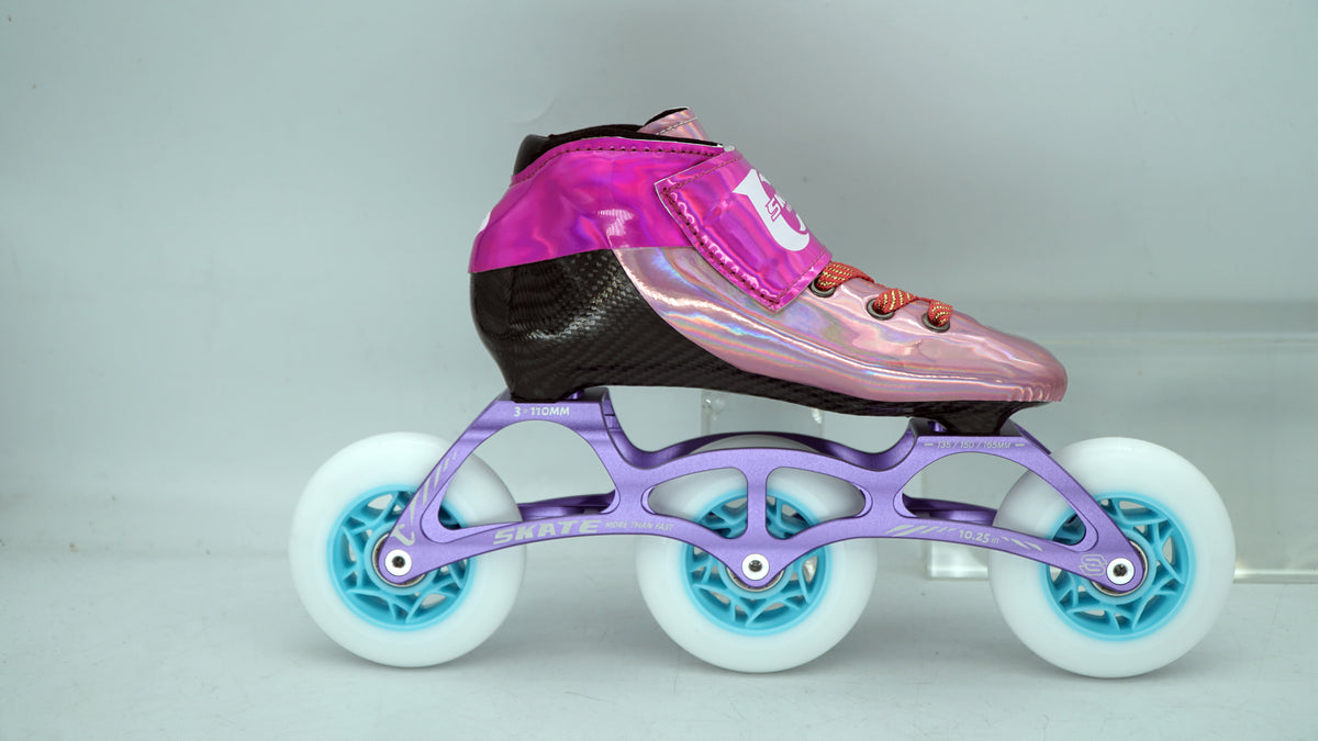 SKATING START NEW C PRO Carbon Speed Skating Skates-Pink