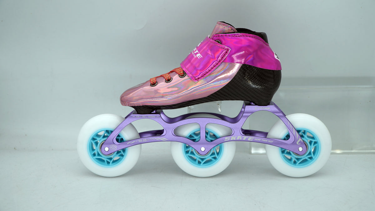 SKATING START NEW C PRO Carbon Speed Skating Skates-Pink