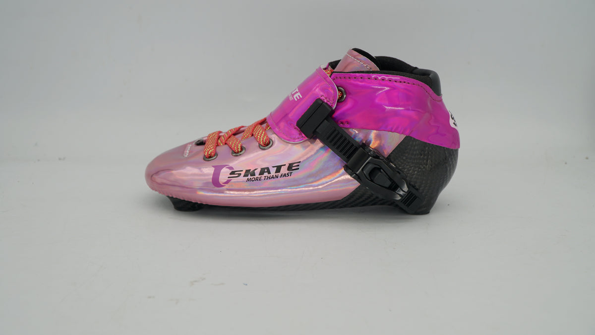 SKATING START NEW C PRO Carbon Speed Skating Skates-Pink