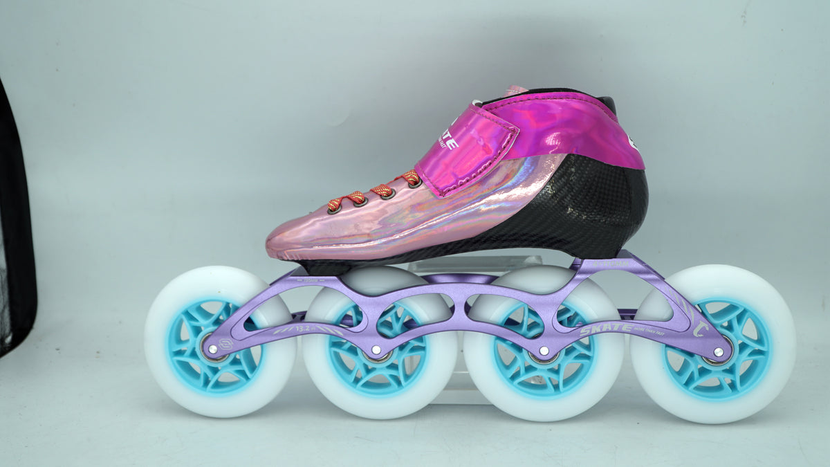 SKATING START NEW C PRO Carbon Speed Skating Skates-Pink