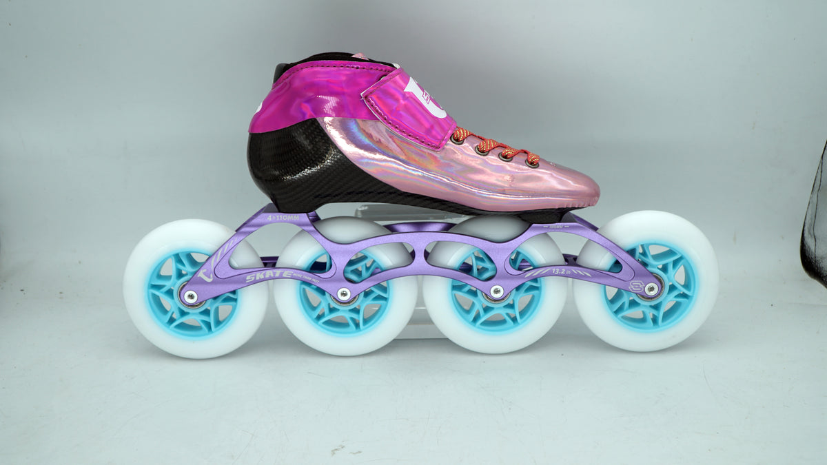 SKATING START NEW C PRO Carbon Speed Skating Skates-Pink