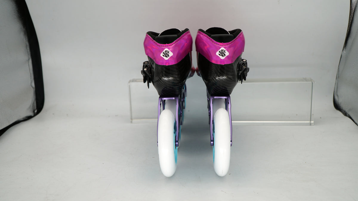 SKATING START NEW C PRO Carbon Speed Skating Skates-Pink